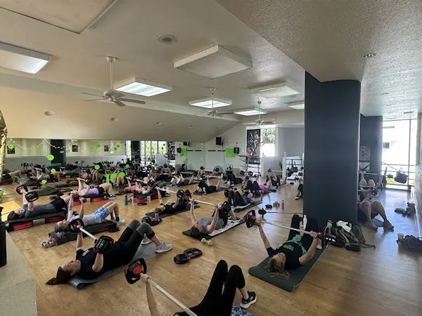 large fitness classes at La Mariposa group fitness classes at La Mariposa Fitness and Sports in northeast Tucson